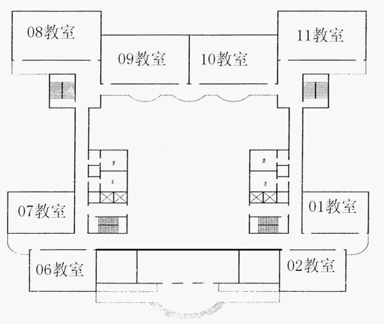 武汉纺织大学教室分布图